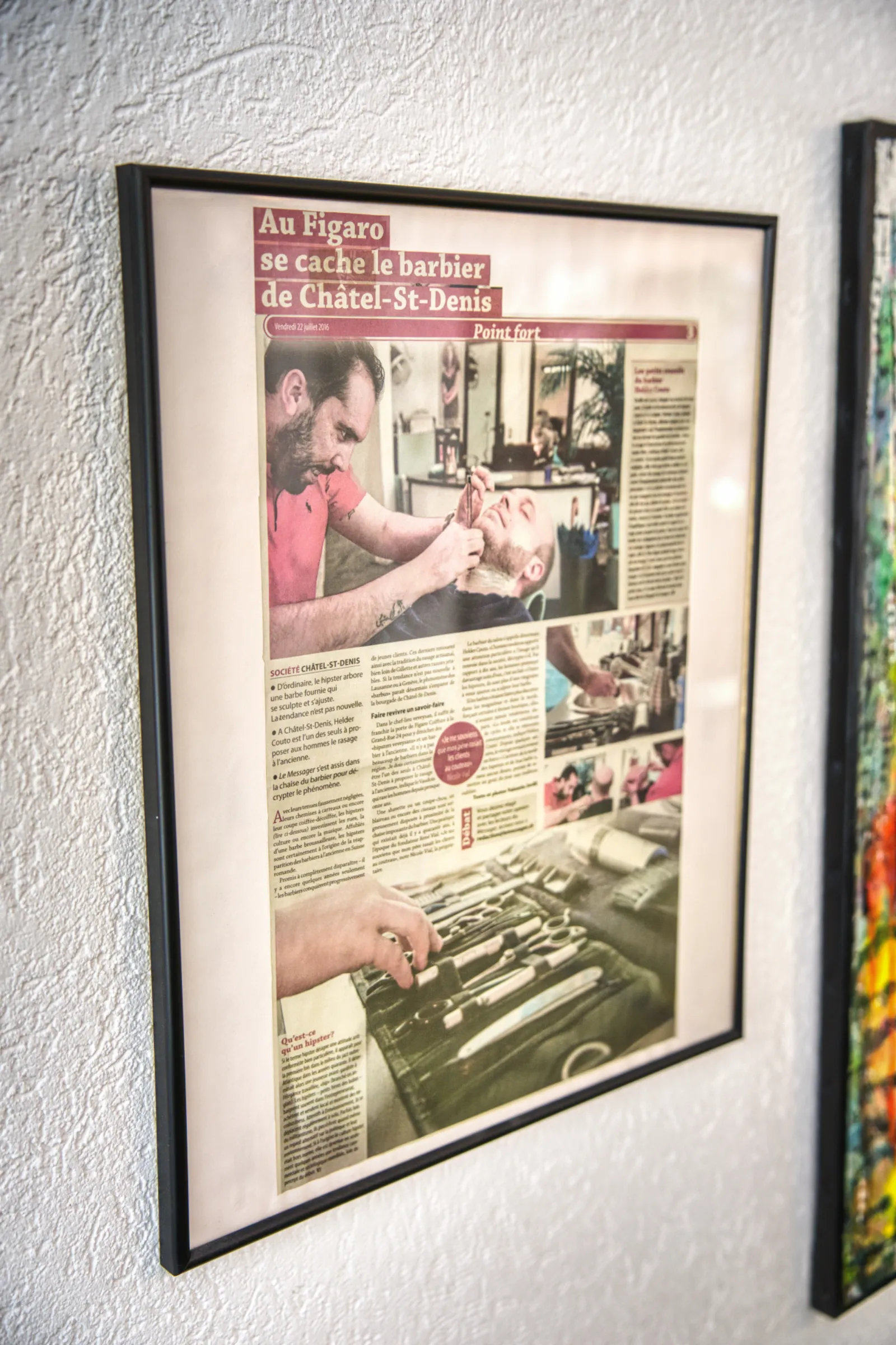 Article Journal Encadre — Figaro Coiffure Châtel-St-Denis