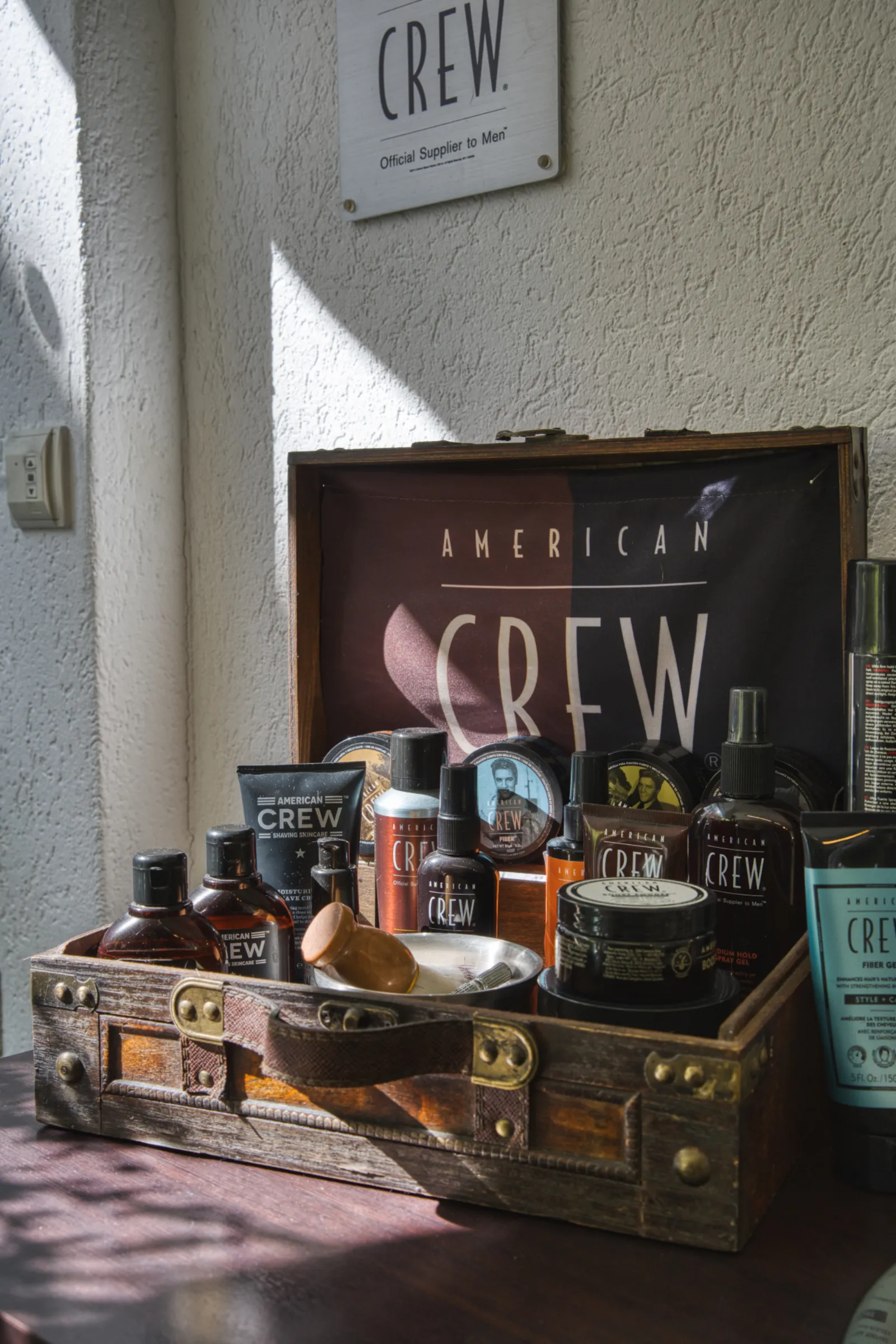 Caisse American Crew Produits 2 — Figaro Coiffure Châtel-St-Denis